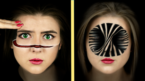  8 Astonishing Optical Illusions / Hand Art Makeup