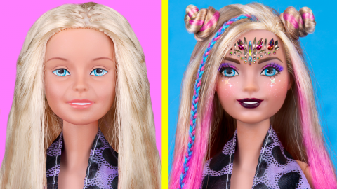  12 DIY Makeup Miniatures That Work / Clever Barbie Hacks And Crafts
