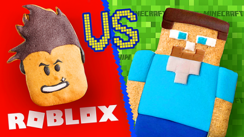  6 DIY Minecraft Candy vs Roblox Candy Challenge!