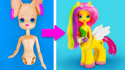 My Little Pony Hacks vs LOL Surprise Hacks Challenge! 14 Doll Hacks And Crafts