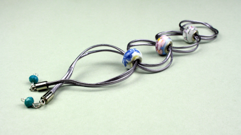  DIY Charm Beads Bracelet 