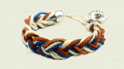  DIY Nautical Rope Braided Bracelet 