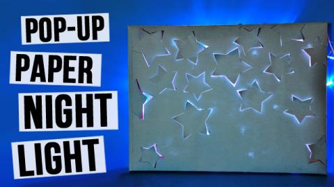  DIY Pop Up Paper Night Light 