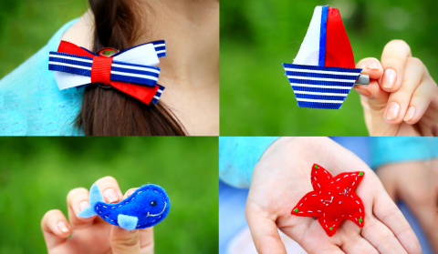  DIY Small Hair Clips for Girls 